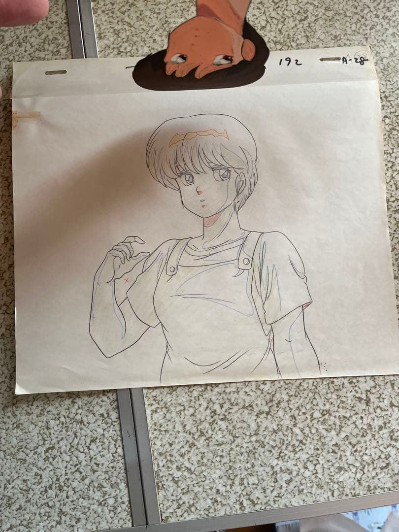 超超激レア‼︎ セル画 めぞん一刻 七尾こずえ KAC 会報誌 投稿採用