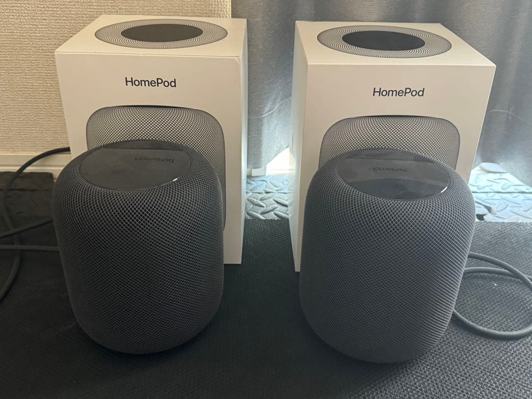 Apple HomePod 第1世代 スペースグレイ 2個セット 箱あり