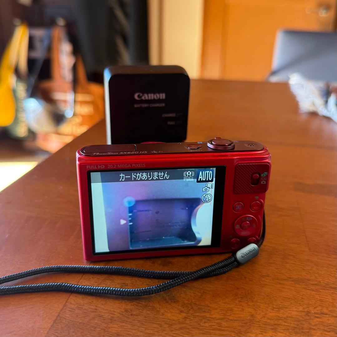 稼動品 美品 Canon PowerShot SX620 HS レッド