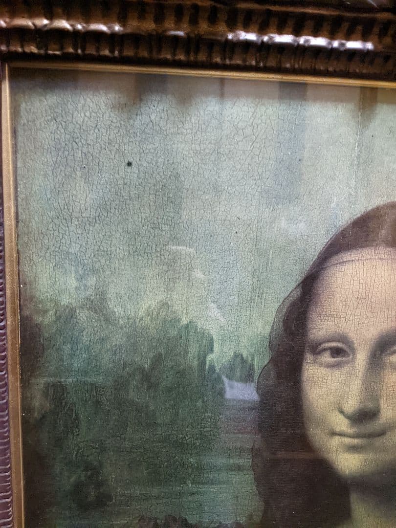 74年来日当時販売 モナ•リザ 【原画と同サイズ】の通販はau PAY