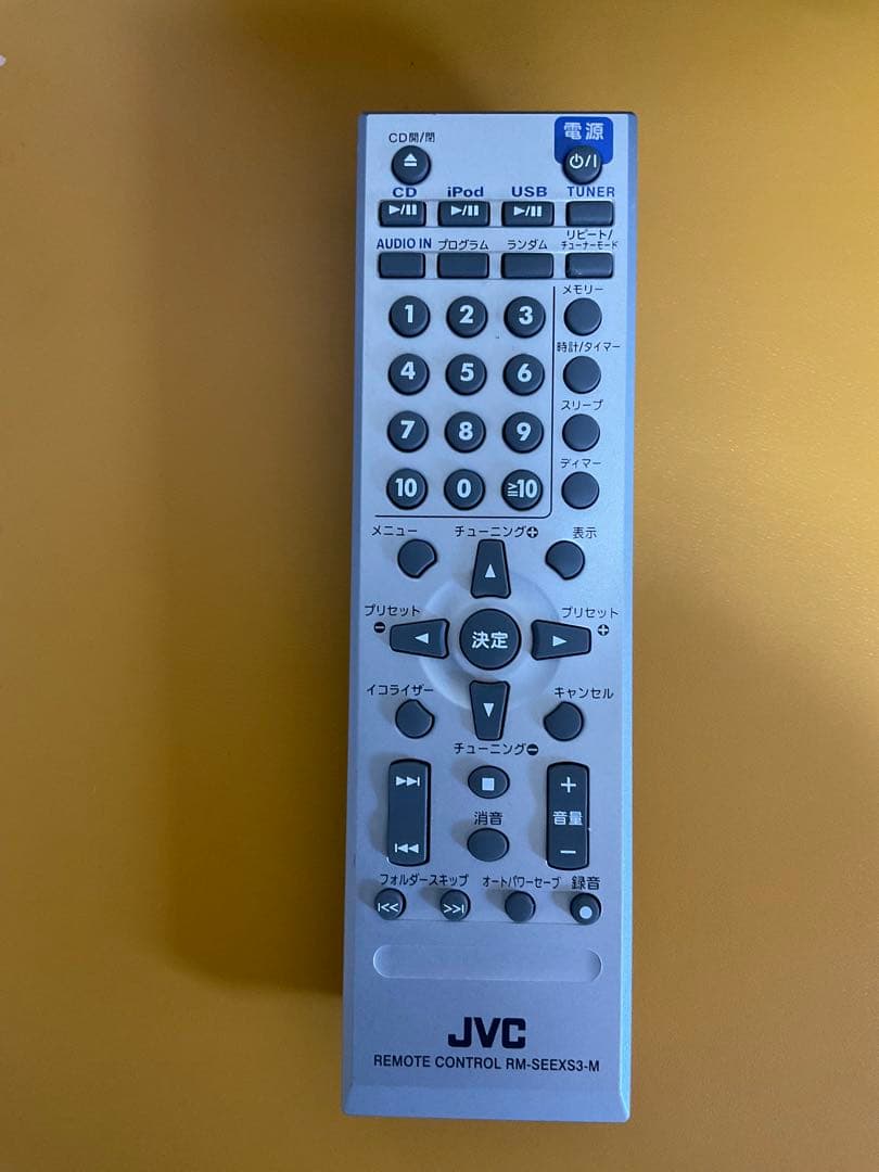 美品　JVC ケンウッドEX-S3-B コンパクトコンポ ブラック ウッド調