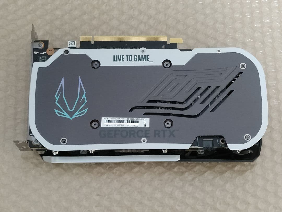 T*k様 ZOTAC GeForce RTX4070 12GB