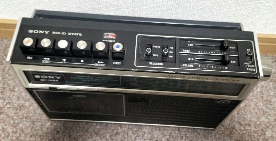 SONY／ソニー／ラジカセ／CF-1450／メンテナンス済み