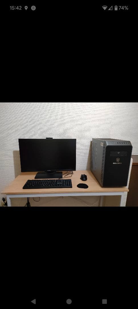 『Galleria RM5R-R36T ＋27インチゲーミングモニター