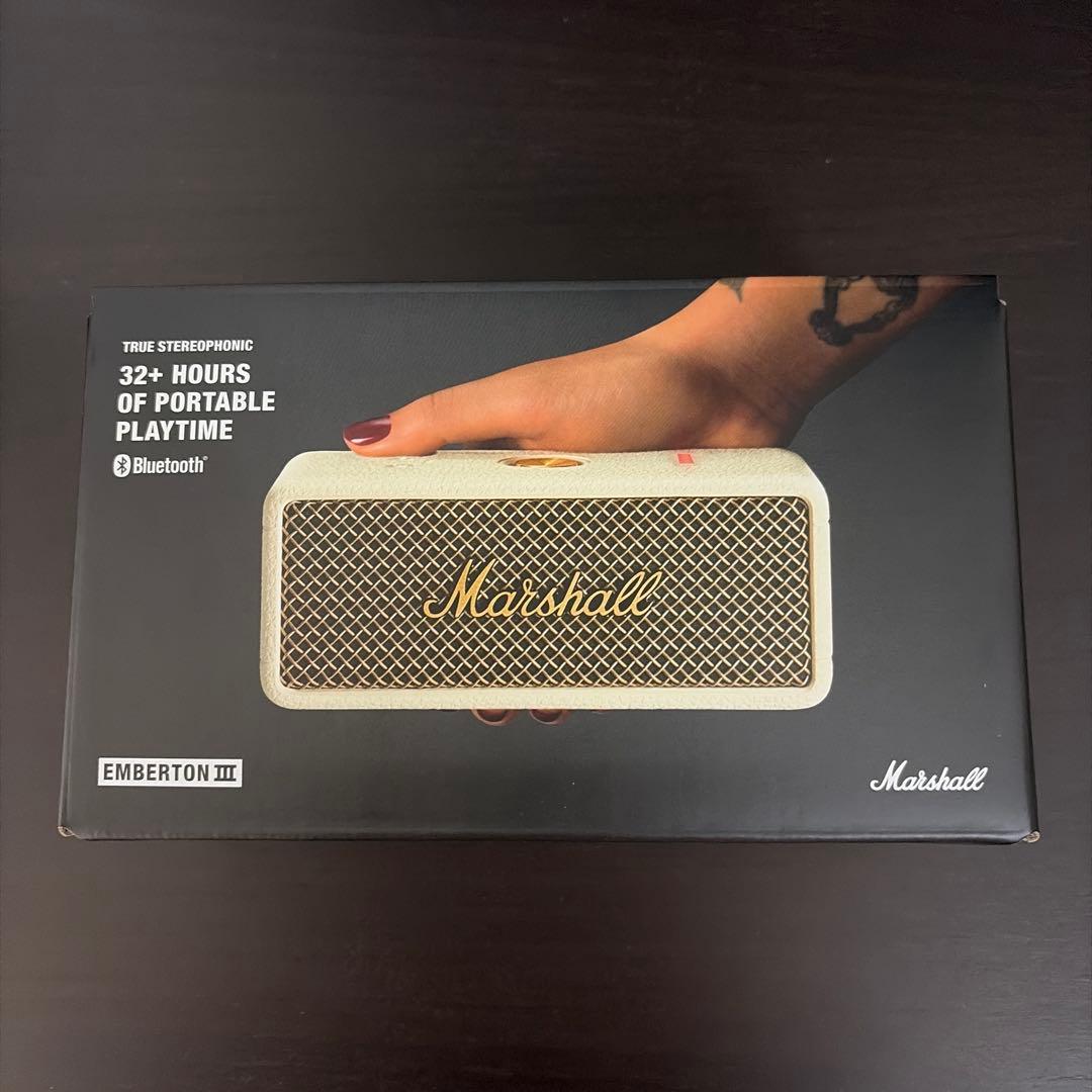 Marshall ワイヤレスポータブル防水スピーカー EmbertonIII