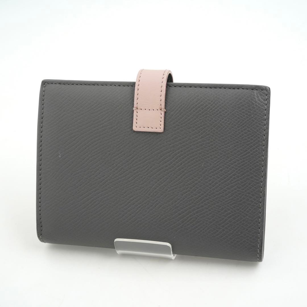 ✨極美品✨ セリーヌ ミディアムストラップ 二つ折り財布 バイカラー