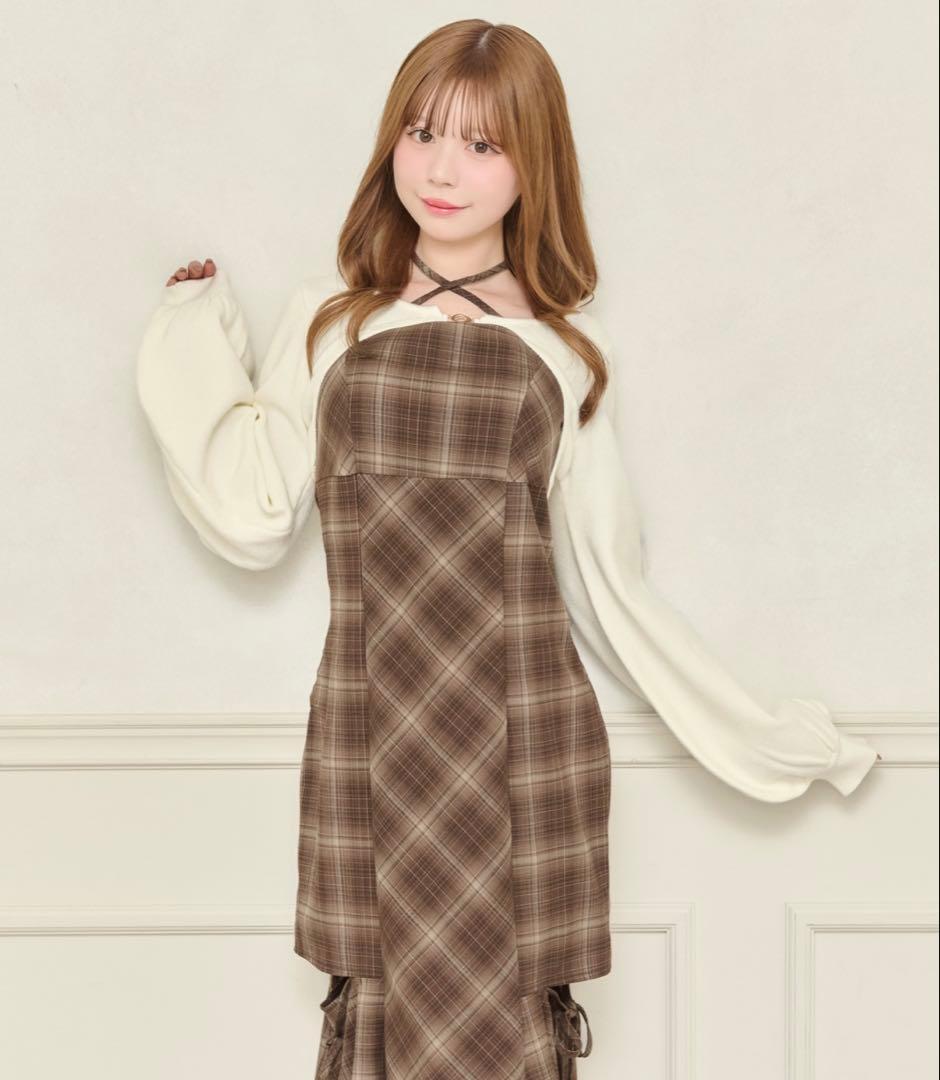 ボレロ別売り】デザインキャミワンピース - メルカリ