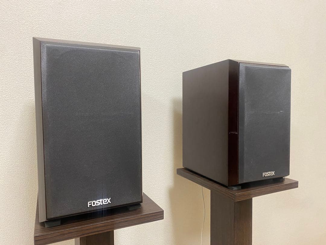 FOSTEX GX100 スピーカー ダークブラウン　連番　2つセット