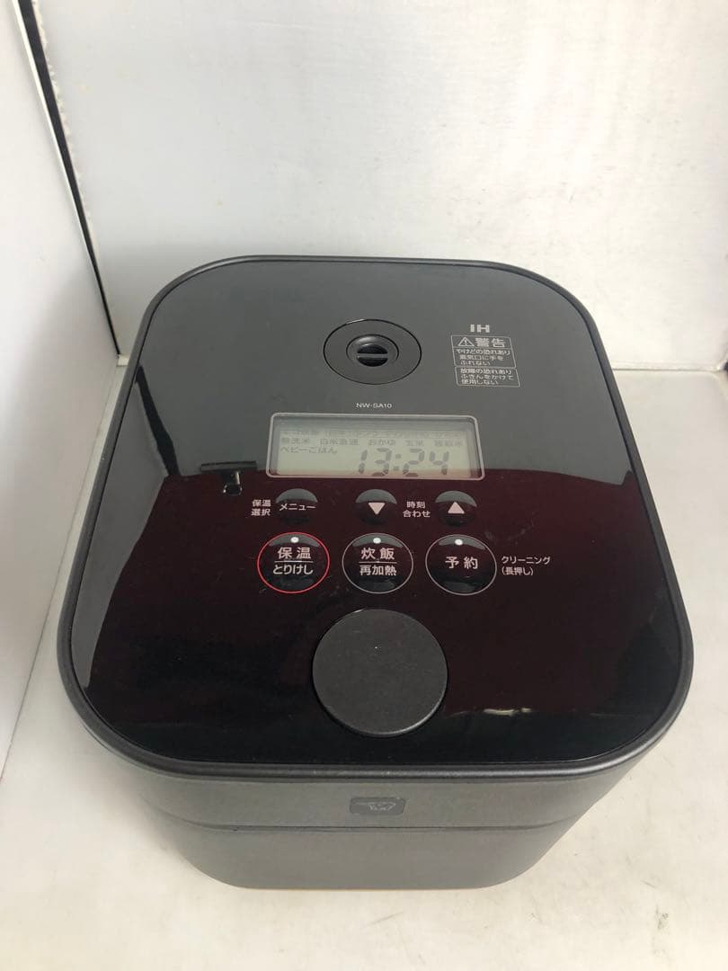 象印　IH炊飯ジャー　NW-SA10 2019年製　ブラック　OU082908 象印マホービン NP-ZX10-TD 圧力IH炊飯ジャー 5.5合炊き ブラック