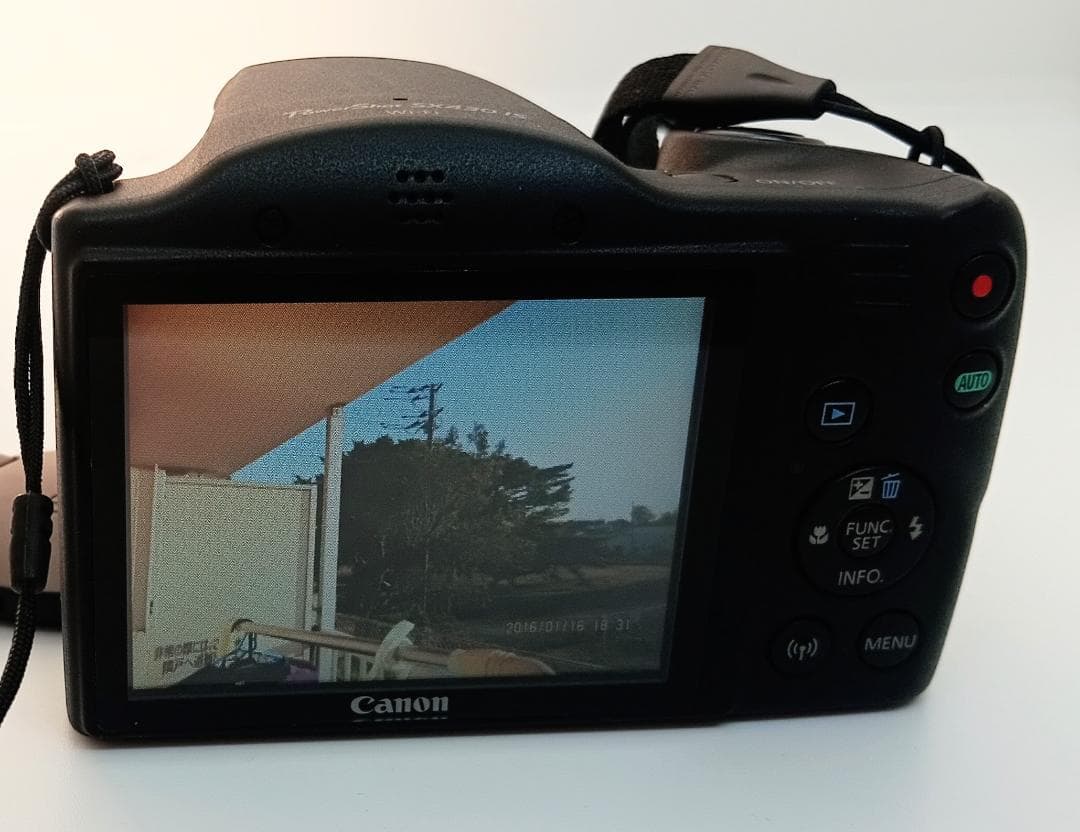 Canon PowerShot SX430 Is 20MP 黒デジカメ充電器付き