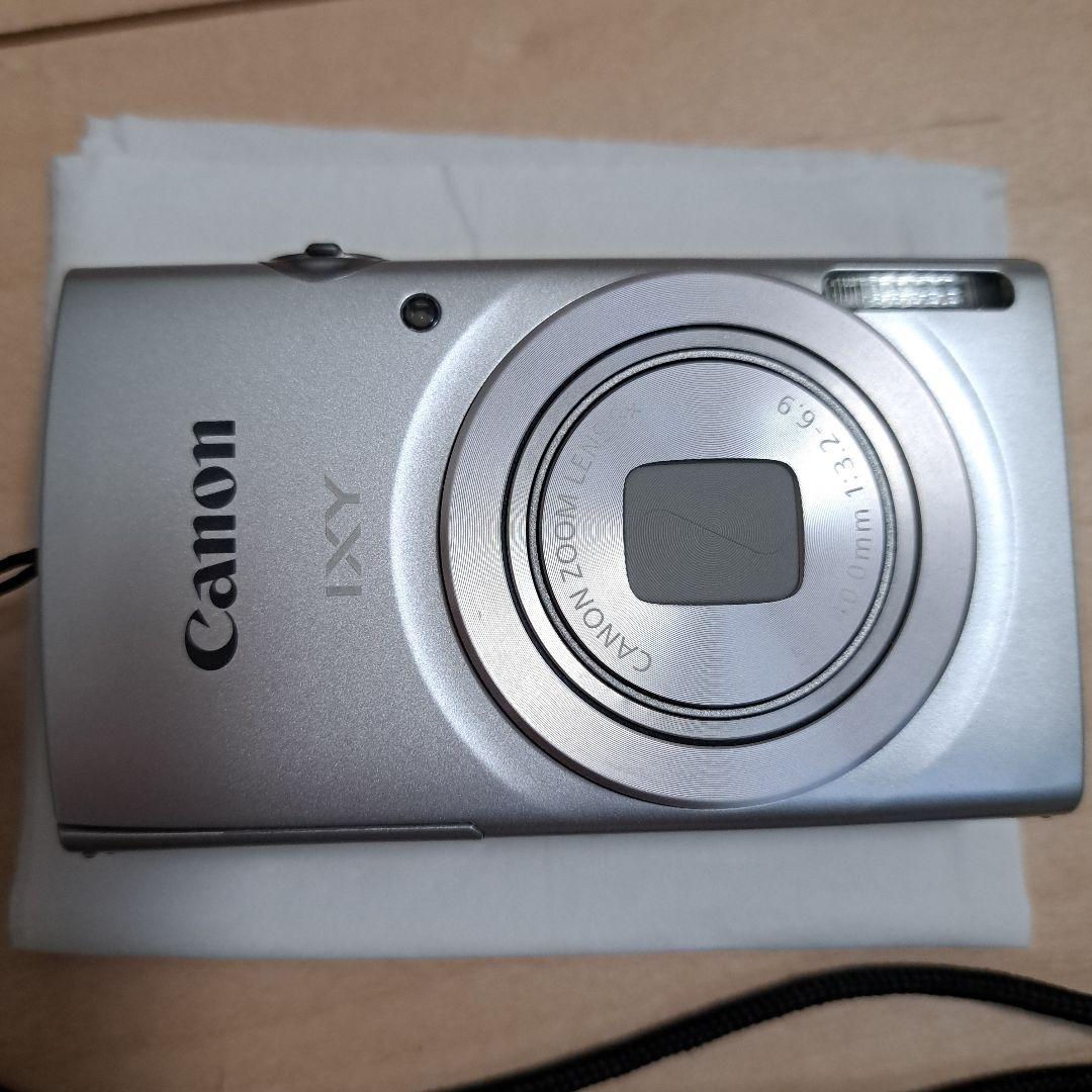 Canon IXY シルバー コンパクトデジタルカメラ　SDカード　ケース付