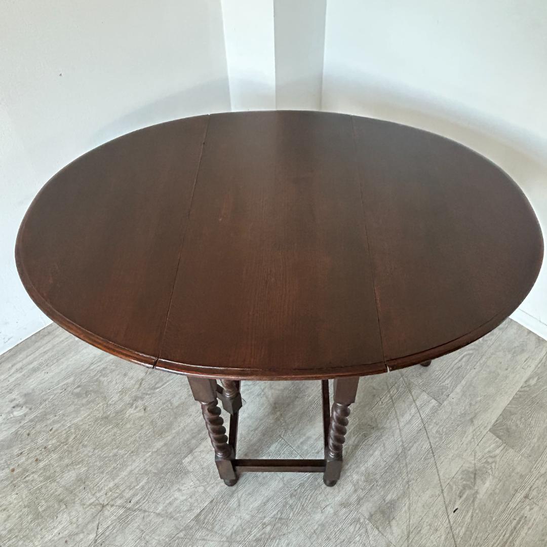 イギリス アンティーク家具 ゲートレッグテーブル 1930年頃 888Aの通販