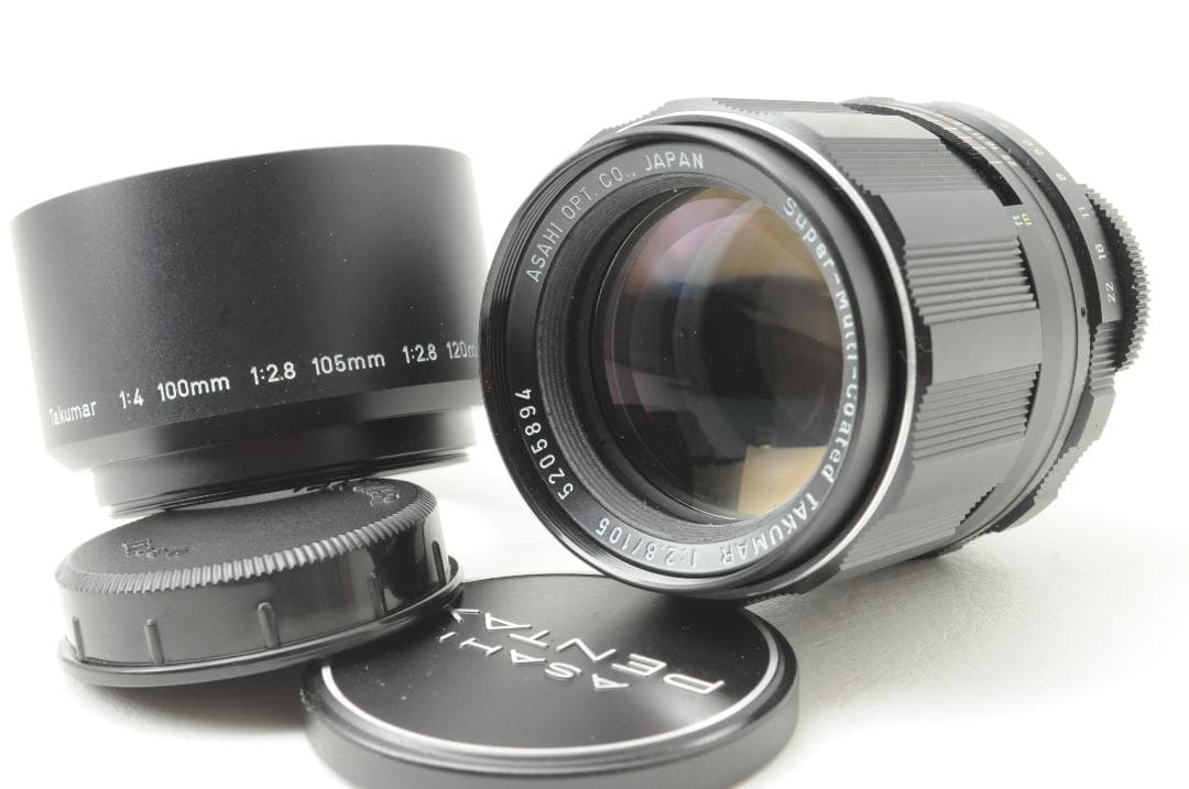 美品★Super-Multi-Coated TAKUMAR 105mm F2.8 Super-Multi-Coated Takumar/Super-Takumar/Takumar 105mm F2.8
