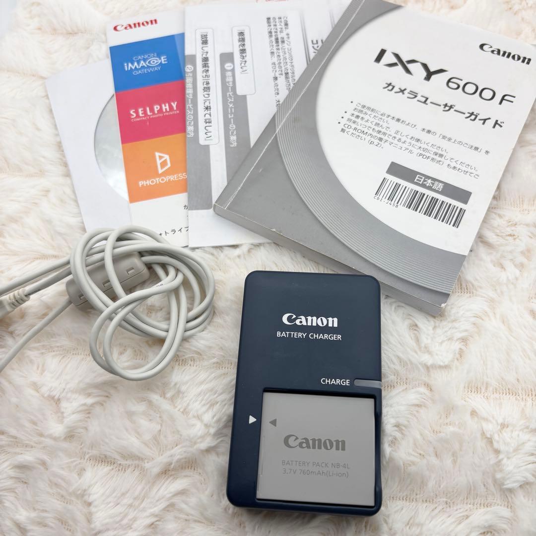 極美品 Canon IXY 600f シルバー 動作良好