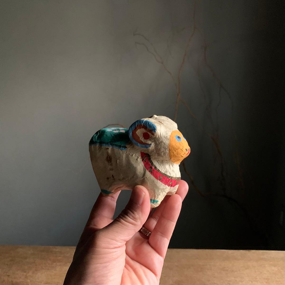 張子の羊 郷土玩具 郷土人形 民芸 古民芸 古道具 張子 アンティーク