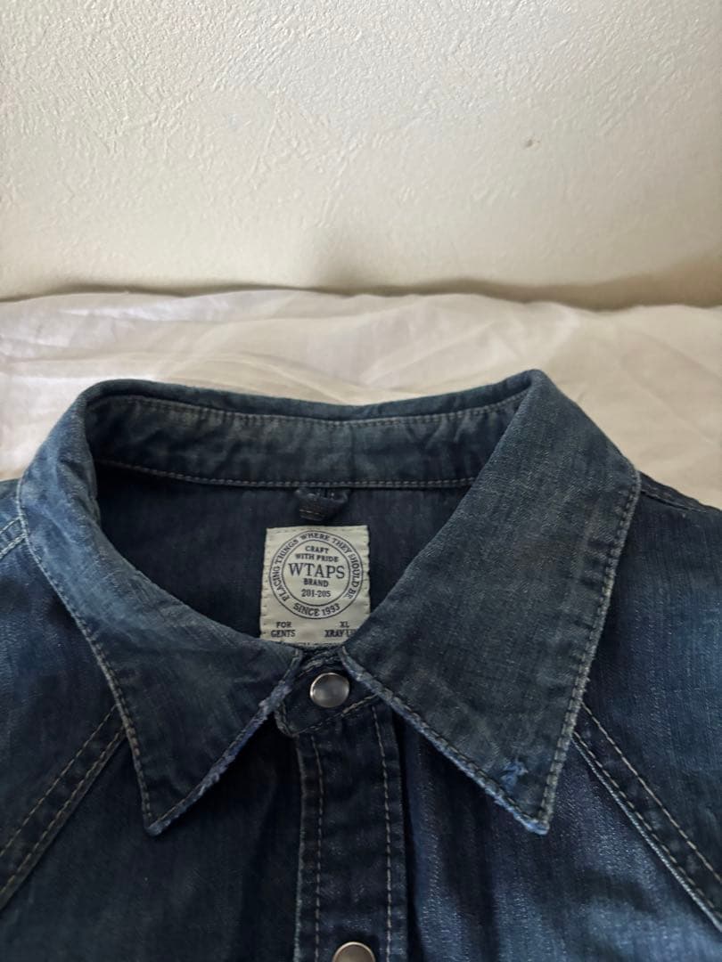 WTAPS デニムシャツ 151GWDT-SHM09 インディゴ 【値下】TOP GUN