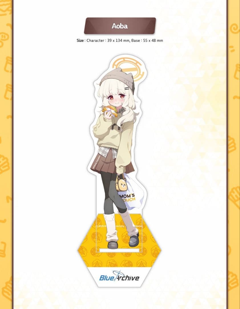 韓国限定】ブルーアーカイブ マムズタッチコラボ【アオバ】アクリル