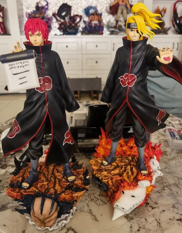 ナルト 暁 サソリ デイダラ セット ガレージキット フィギュア 1/6