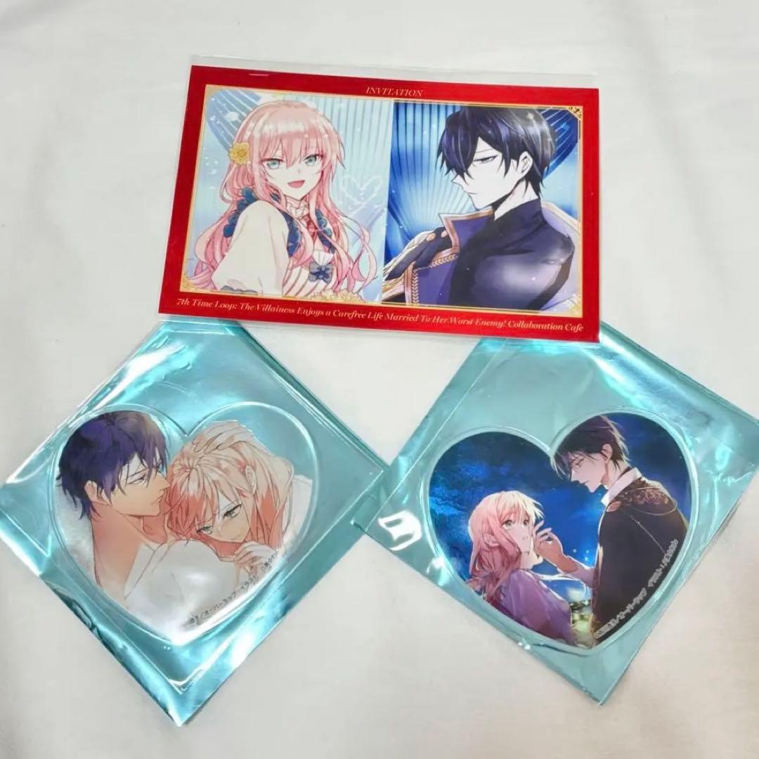 ルプなな コラボカフェ アクリルコースター 購入特典 イラストカード