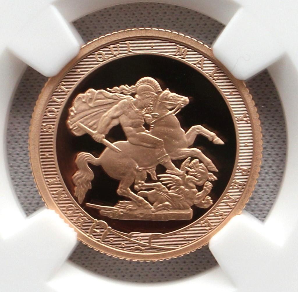 2017年イギリス 近代ソブリン発行200周年記念ソブリン NGC PF70UC イギリス 1984 エリザベス2世 1/2ソブリン 金貨 NGC PF 70 ULTRA