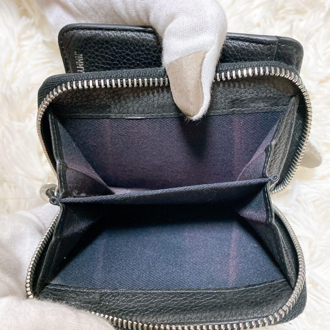 JIMMY CHOO ブラック 二つ折り財布 星型スタッズ - メルカリ