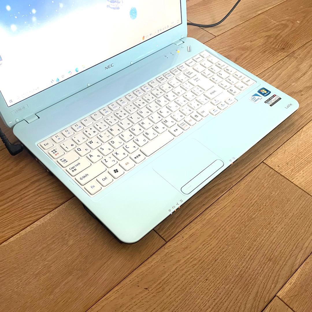 ✨色1点のみ✨LaVie DVD搭載 メモリ8GB ノートPC 人気アクアブルー