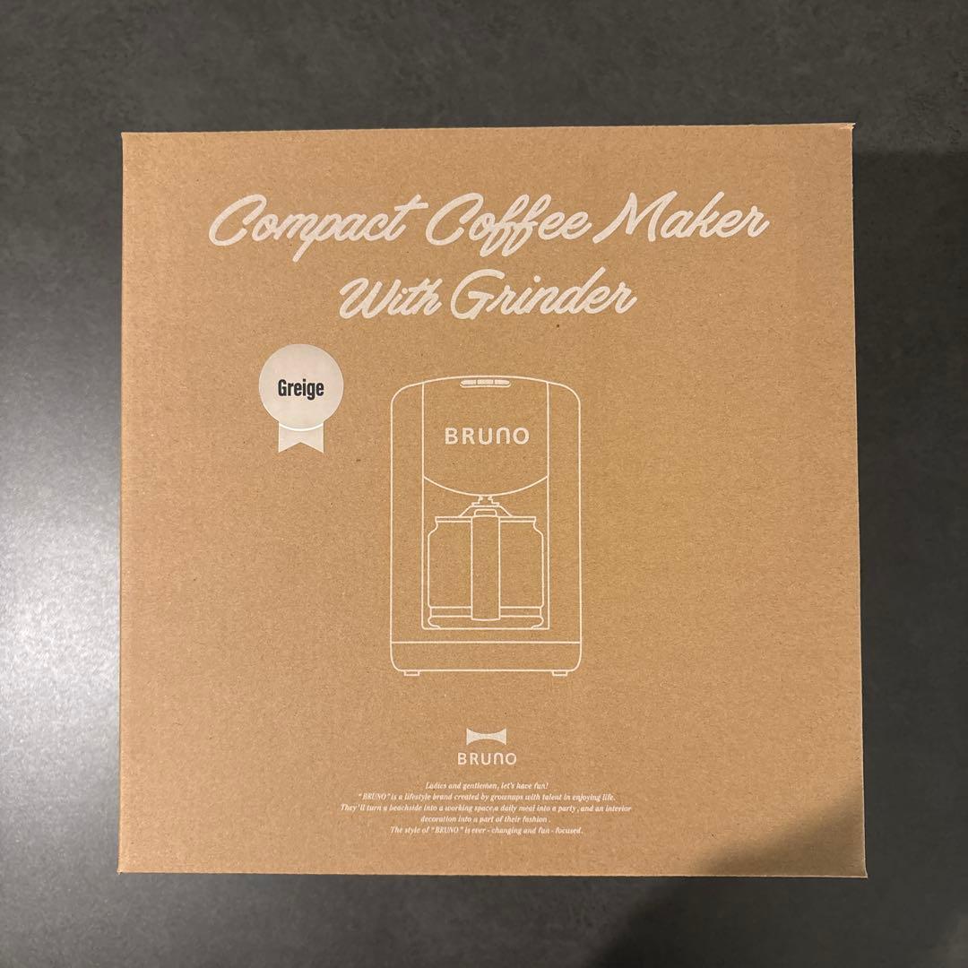 《※専用》【新品】BRUNO コンパクトコーヒーメーカー グレージュ