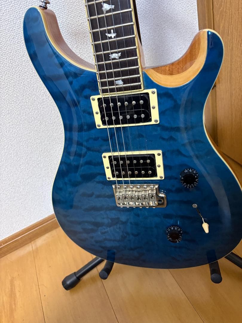 PRS SE Custom 24 Quilt Maple LimitedBlue - メルカリ