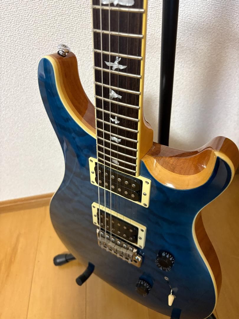 PRS SE Custom 24 Quilt Maple LimitedBlue - メルカリ