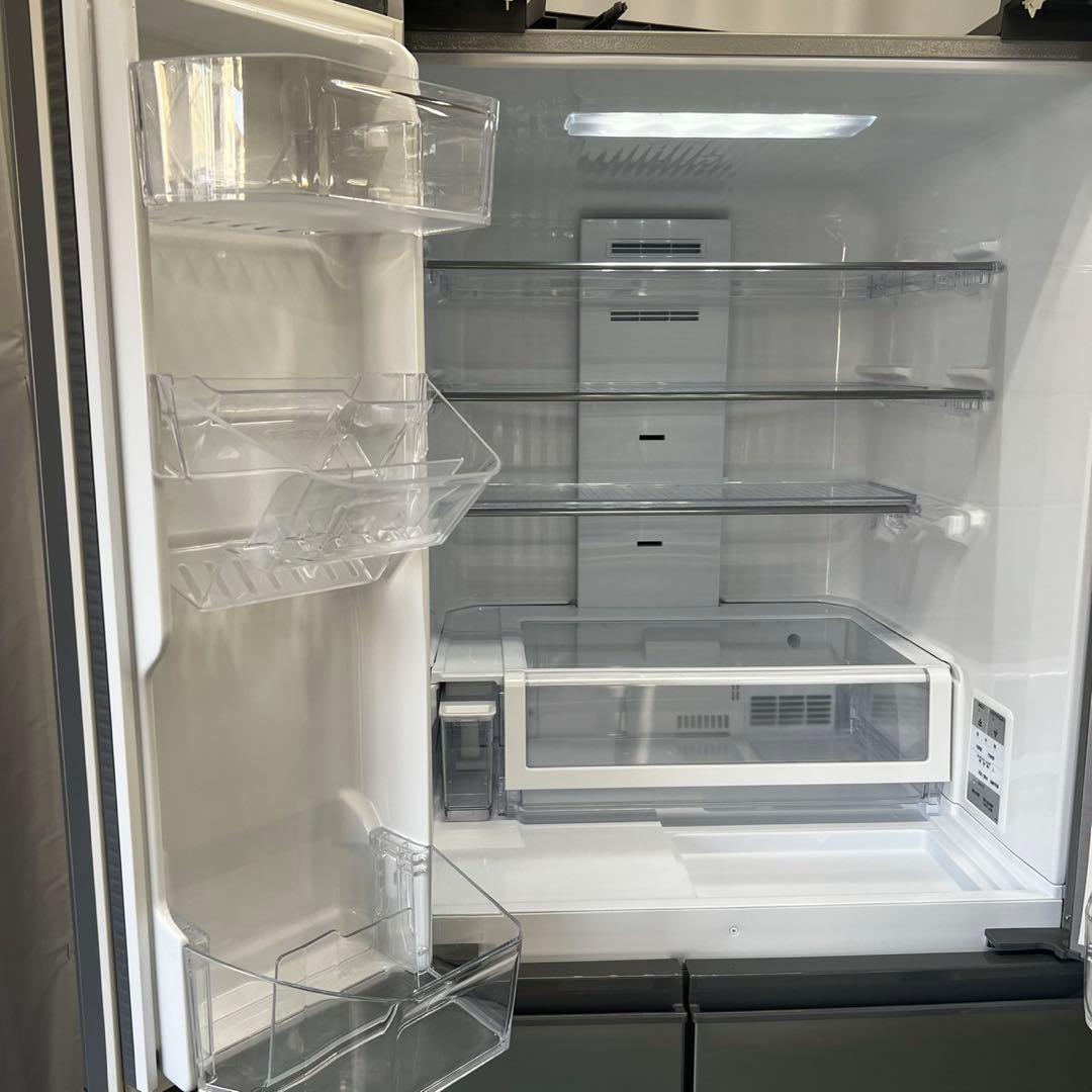 133⭕️冷蔵庫　大型　シャープ　500ℓ 両開き　シルバー　安い　中古　設置無料