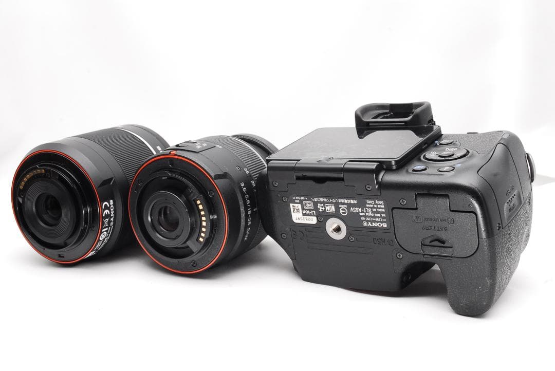 ♥ SONY ソニー α65 ♥撮影枚数854枚♥ダブルレンズ♥一眼レフカメラ