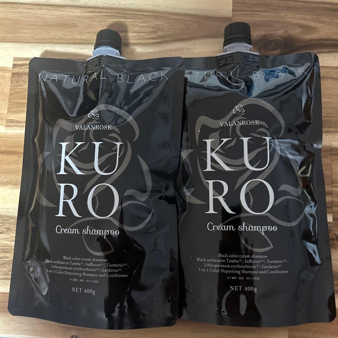VALANROSE KURO Cream Shampoo 100g 2個セット VALANROSE KURO Cream shampoo 2個セット KUROクリームシャンプー