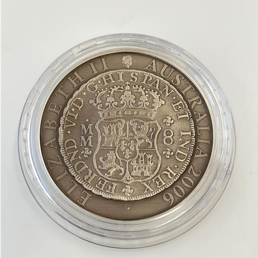 王立オーストラリア造幣局発行 ピラーダラーコイン アンティーク仕上げ