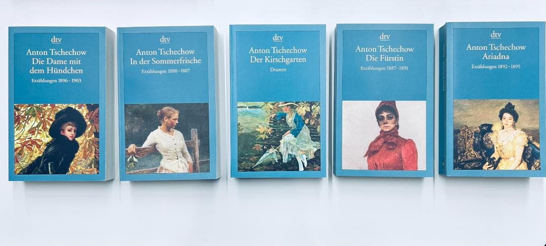 アン・チェーホフ　《Werke》 ドイツ語版　5冊セット　スリップケース付