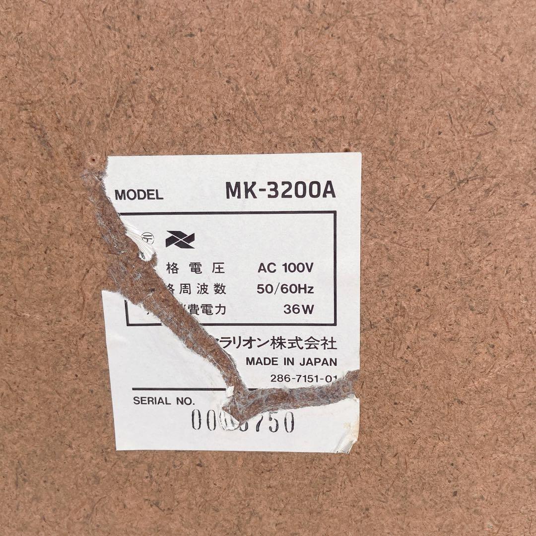 通電確認済 クラリオン カラオケセット テープ付き 演歌 MK-3200A 中古