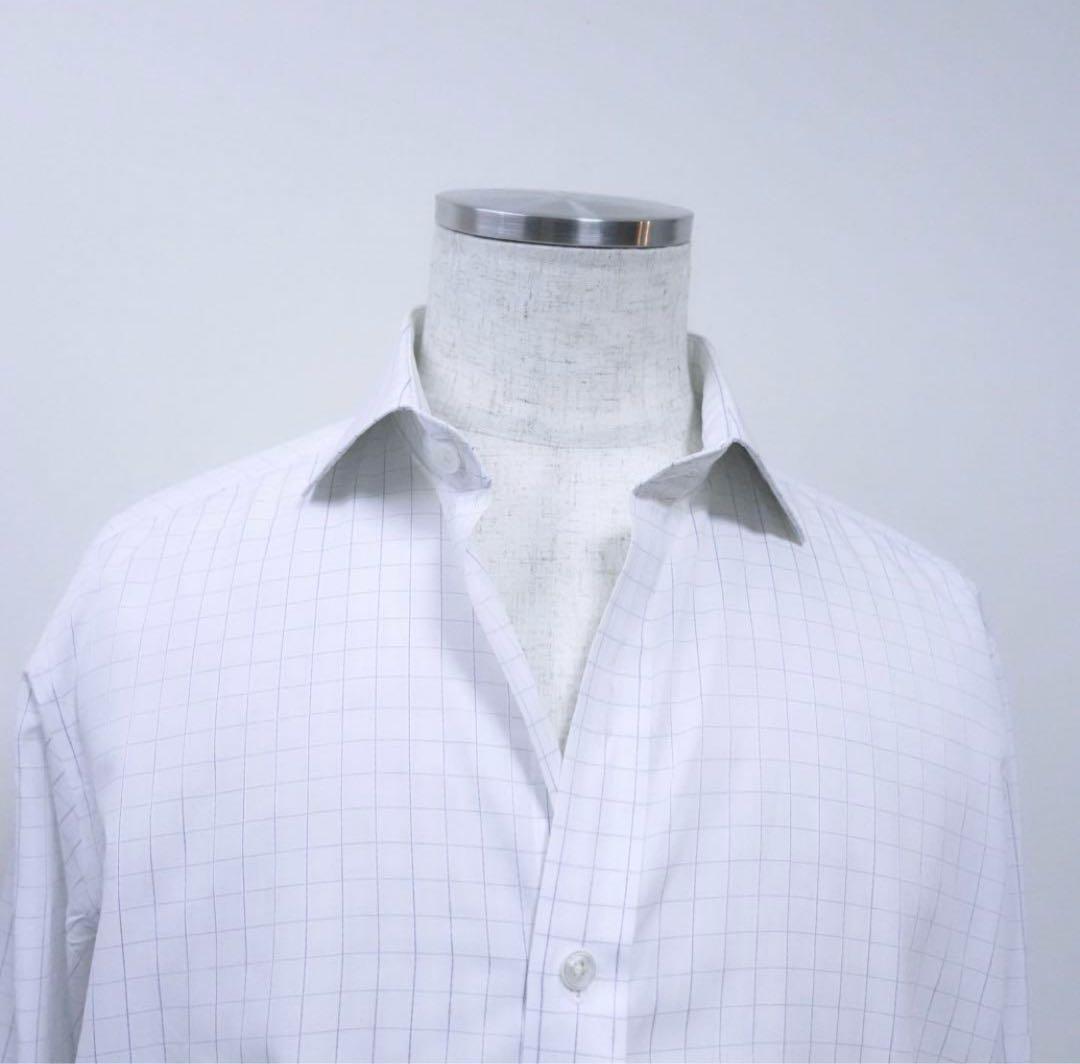 ラルフローレン パープルレーベル ワイドカラー ダブルカフス シャツ