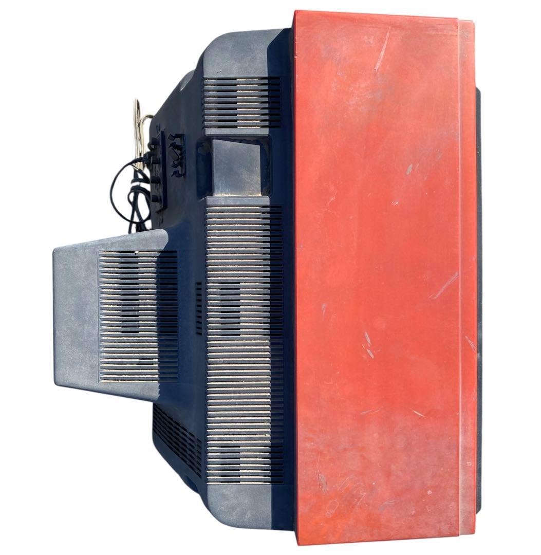 【動作確認済】リッカー カラーテレビ 専用スタンド付 昭和レトロ ma166