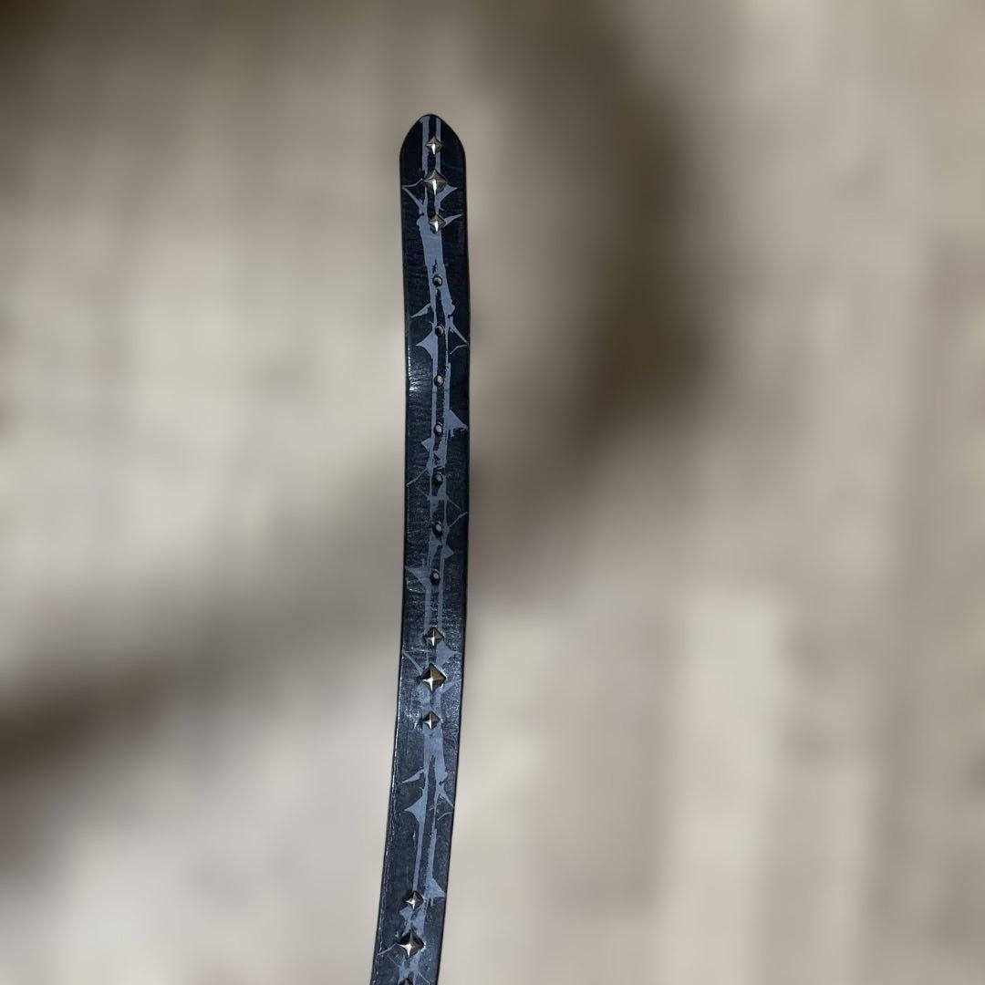 littlewillowベルト LW studs Leather Belt (black) | LittleWillow