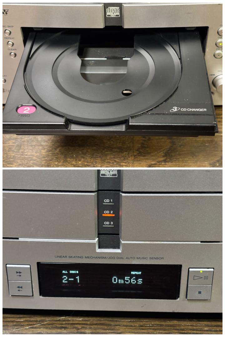 CD/MDチェンジャー システムコンポ ST-MS717 Sony