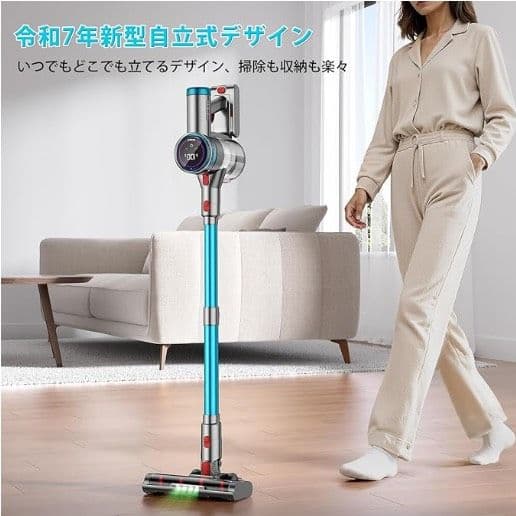 新品未開封】Laoynd VC8 コードレス掃除機 75Kpa ダニ除去ブラシ