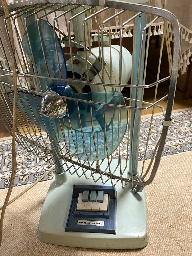 激レア　昭和レトロ扇風機　富士電機　サイレントペア