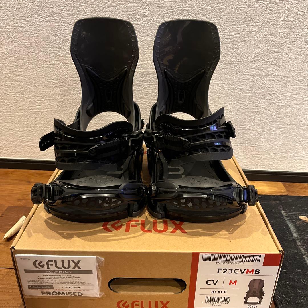 FLUX F23CVMB ビンディング ブラック M FLUX フラックス CV スノーボード バインディング ビンディング メンズ