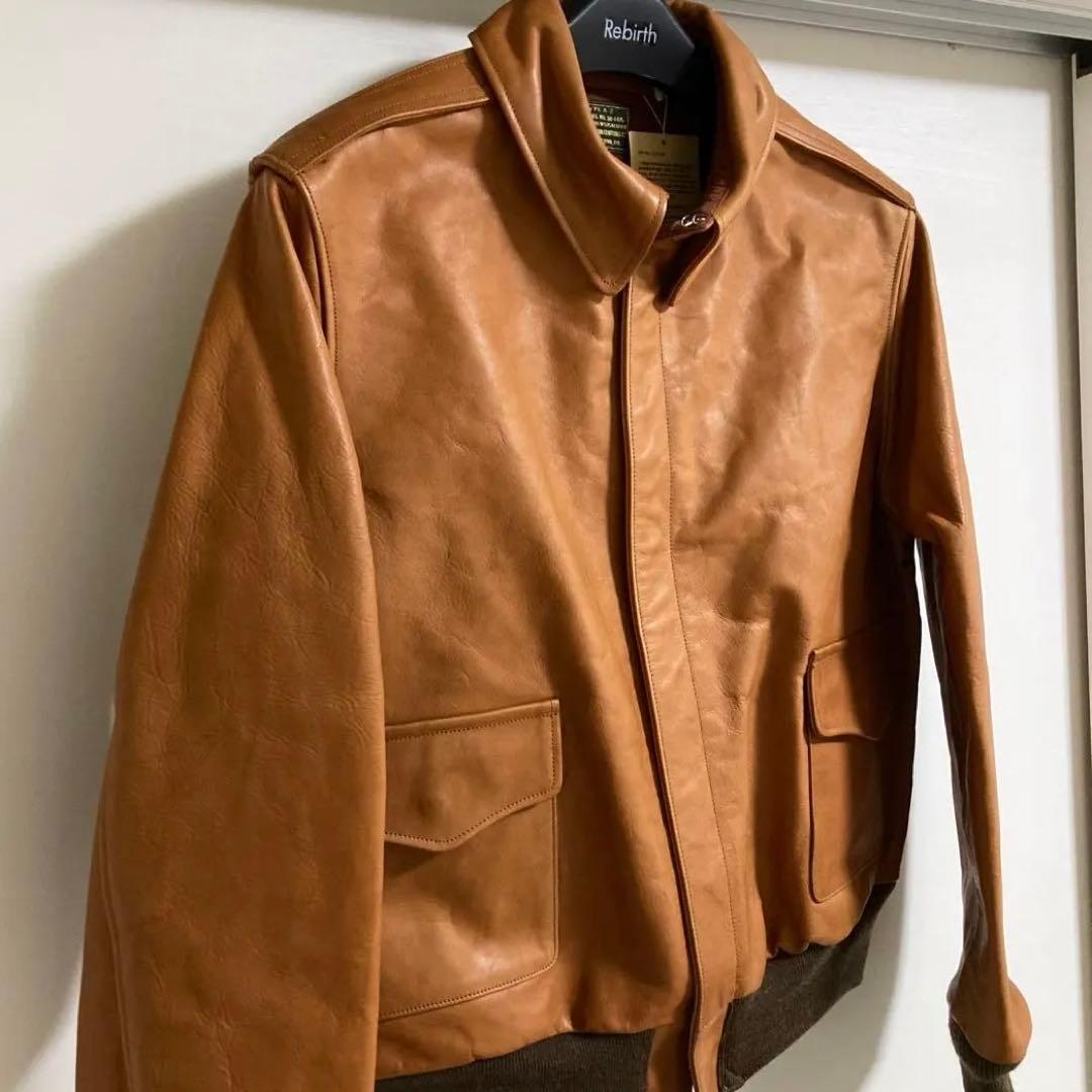 季節到来！【未使用】バズリクソンズ A-2 42 ホースハイド ラフウェア