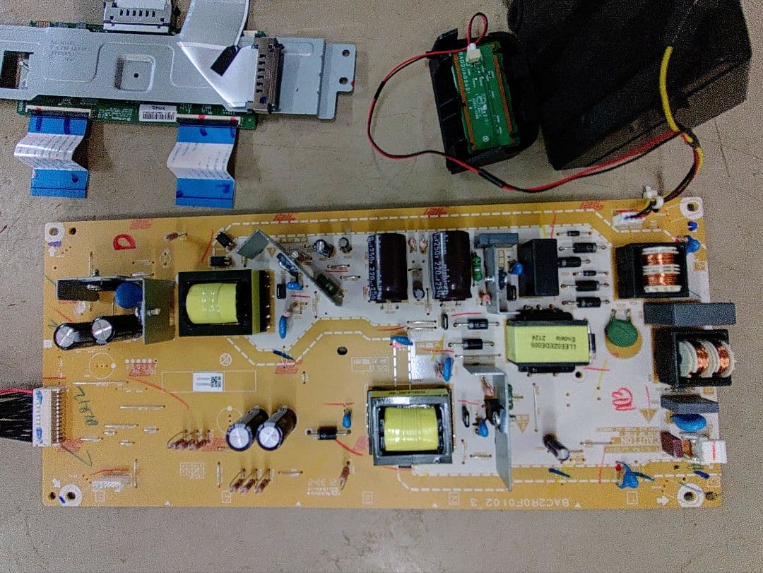 フナイ　FL-55U3340 　液晶テレビ　基盤セット