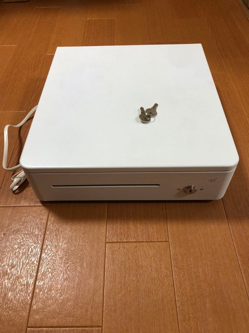 ホワイト金属製レジキャッシュボックス econvecoco_8371056