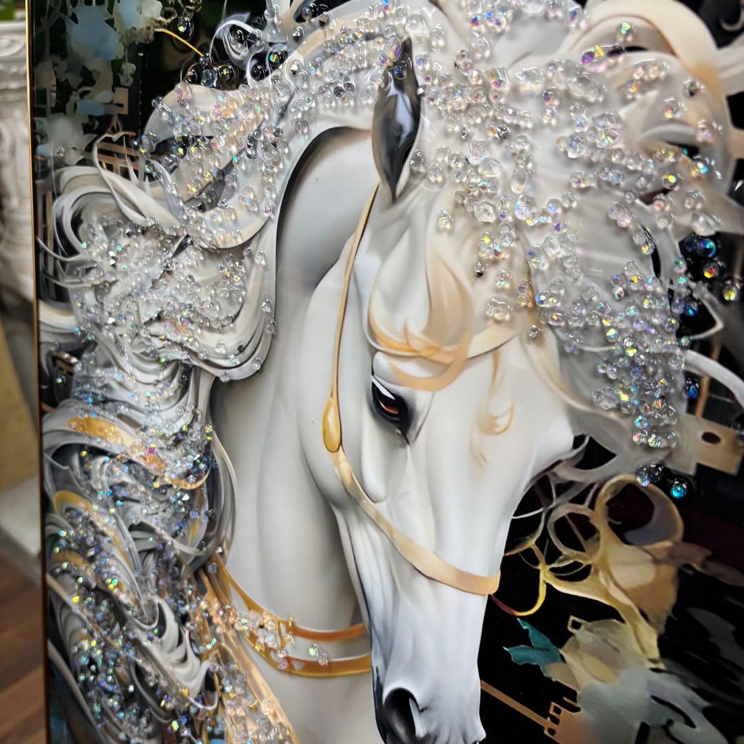 キラキラ干支馬の額絵 - メルカリ