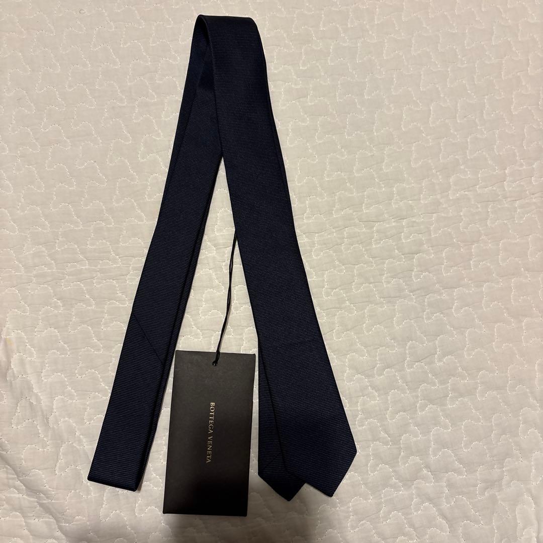BOTTEGA VENETA ネイビー ネクタイ新品 正規 - メルカリ