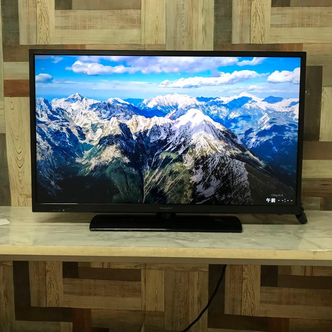 再日受渡❣️全国送料込シャープAQUOS40型液晶テレビ外付けHDD録画対応