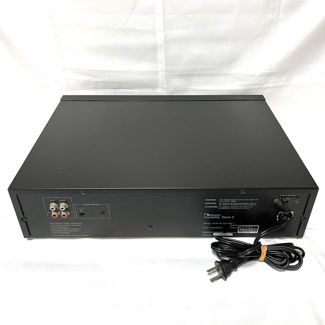 Nakamichi ナカミチ カセットデッキ Cassette Deck 2