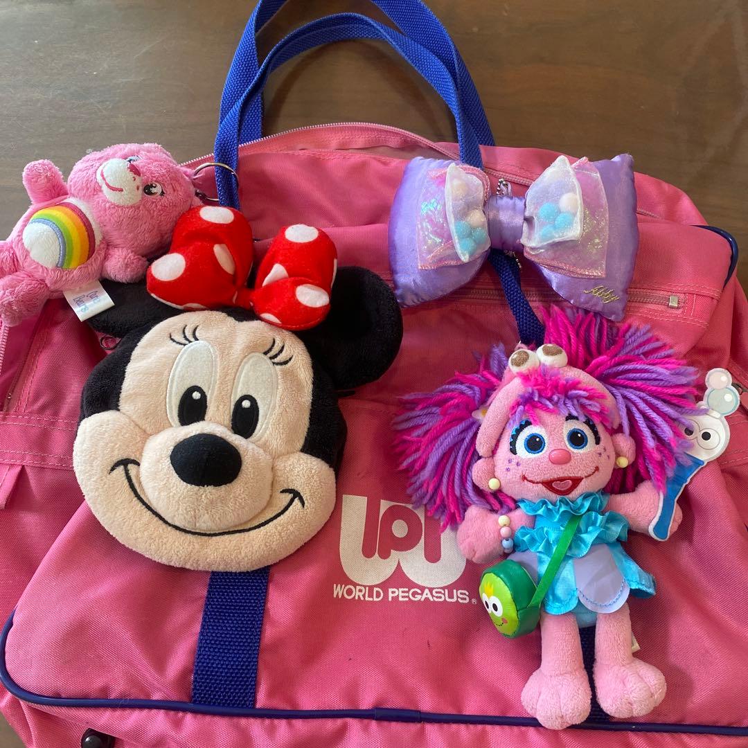 ワッぺ （旧）スクバ ピンク キーホルダー付き！即日発送します